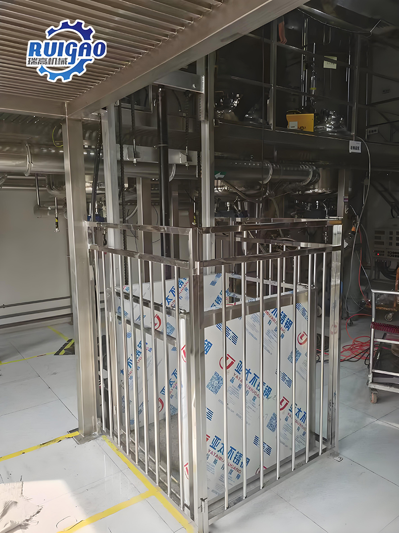 潔凈食品車(chē)間專(zhuān)用不銹鋼升降機